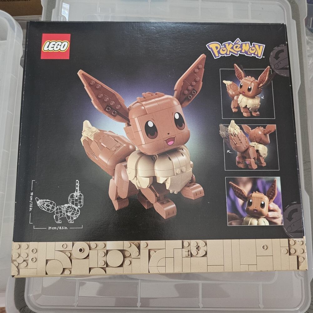 LEGO Pokémon Eevee 72151 Factory Sealed and Brand New in Box 587 PCS